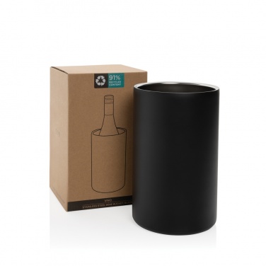 Logotrade advertising product image of: Vino RCS certified recycled stainless steel wine bucket