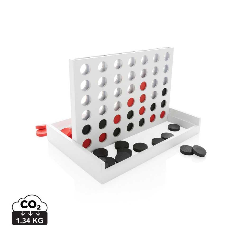 Logotrade promotional merchandise picture of: Connect four wooden game