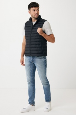 Logo trade corporate gifts image of: Iqoniq Meru men recycled polyester bodywarmer