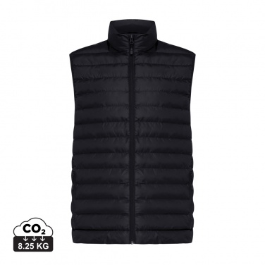 Logo trade promotional giveaway photo of: Iqoniq Meru men recycled polyester bodywarmer