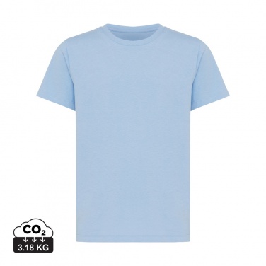 Logo trade promotional giveaway photo of: Iqoniq Koli kids lightweight recycled cotton t-shirt