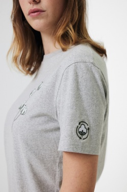 Logo trade promotional products image of: Iqoniq Manuel recycled cotton t-shirt undyed