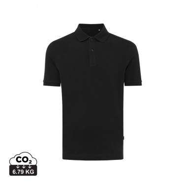 Logo trade promotional merchandise picture of: Iqoniq Yosemite recycled cotton pique polo