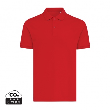 Logo trade promotional merchandise image of: Iqoniq Yosemite recycled cotton pique polo