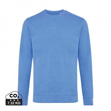 Logo trade promotional merchandise picture of: Iqoniq Denali recycled cotton crew neck undyed