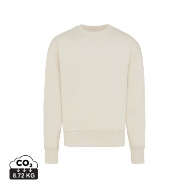 Logo trade promotional items image of: Iqoniq Kruger relaxed recycled cotton crew neck
