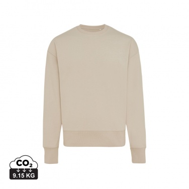 Logo trade promotional giveaways picture of: Iqoniq Kruger relaxed recycled cotton crew neck