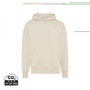 Logo trade promotional merchandise image of: Iqoniq Yoho recycled cotton relaxed hoodie
