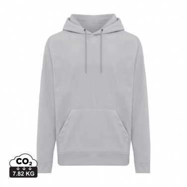 Logo trade promotional giveaway photo of: Iqoniq Trivor recycled polyester microfleece hoodie