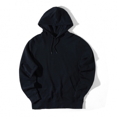 Logo trade promotional giveaway photo of: Iqoniq Rila lightweight recycled cotton hoodie