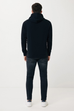 Logo trade corporate gifts image of: Iqoniq Rila lightweight recycled cotton hoodie