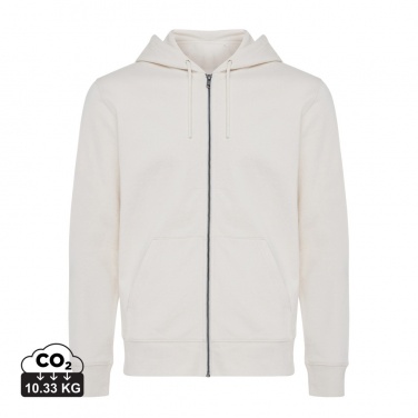 Logo trade promotional product photo of: Iqoniq Abisko recycled cotton zip through hoodie
