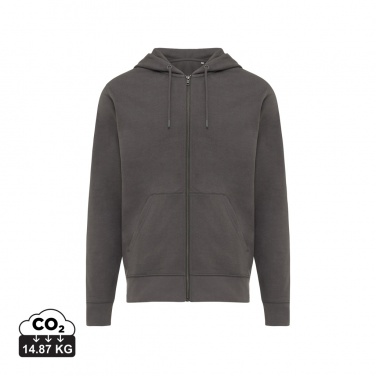 Logotrade business gift image of: Iqoniq Abisko recycled cotton zip through hoodie