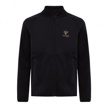 Logo trade corporate gifts image of: Iqoniq Talung recycled polyester microfleece zip through