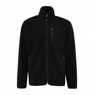 Logo trade promotional items picture of: Iqoniq Diran recycled polyester pile fleece jacket