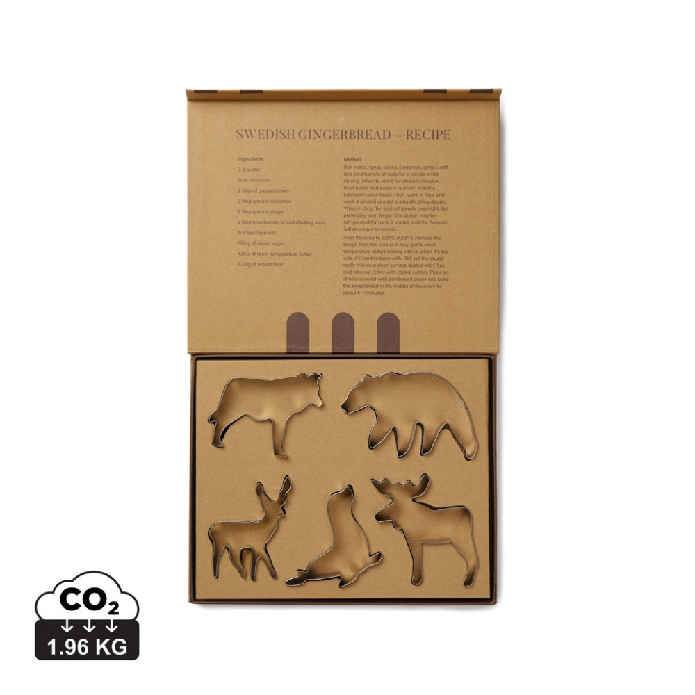 Logotrade advertising products photo of: VINGA Nordic big 5 cookie cutter 5-piece set