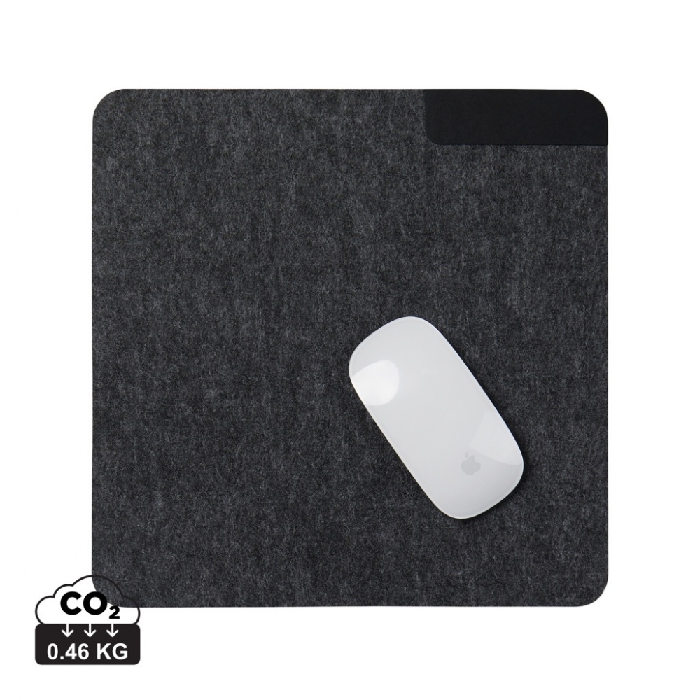 Logo trade promotional product photo of: VINGA Albon GRS recycled felt mouse pad