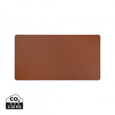 Logo trade business gifts image of: VINGA Timo PU RCS RPET desk pad