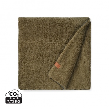 Logotrade promotional giveaway picture of: VINGA Maine GRS recycled double pile blanket