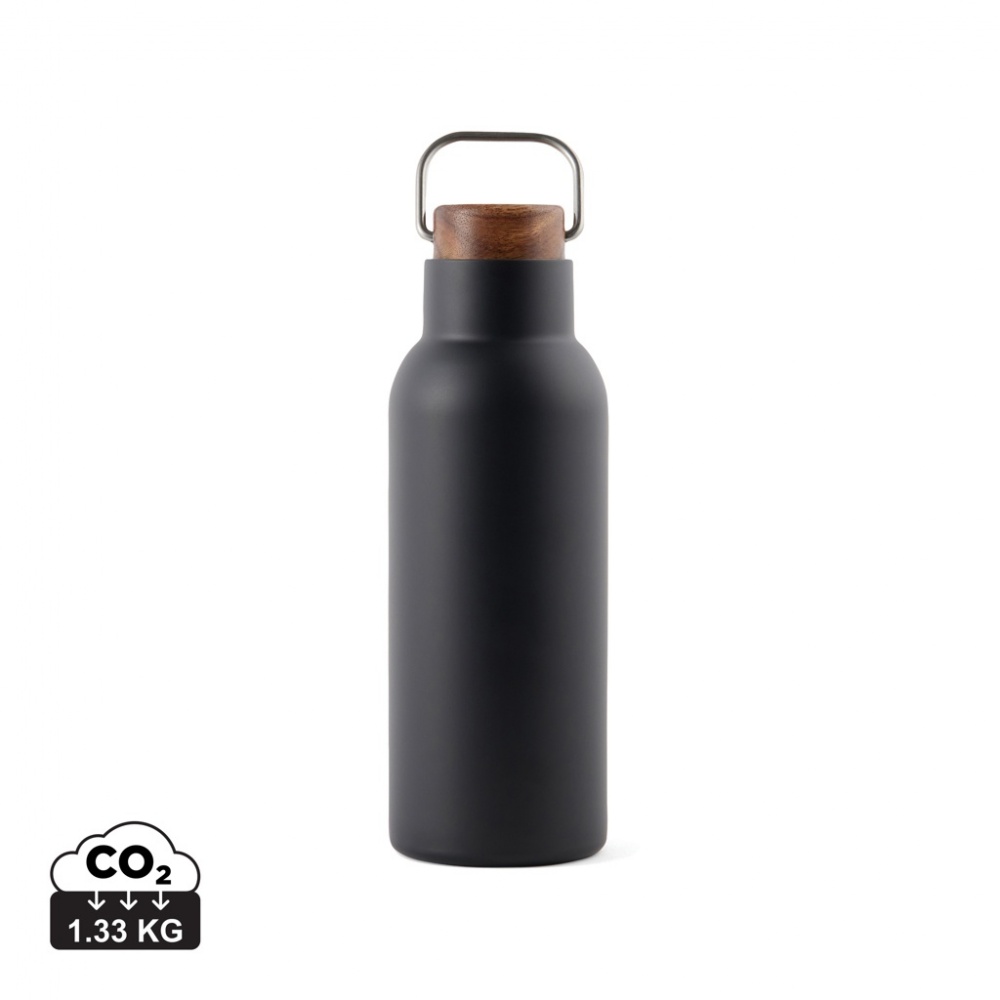 Logotrade promotional item picture of: VINGA Ciro RCS recycled vacuum bottle 580ml