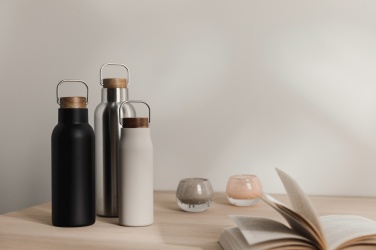 Logo trade advertising products picture of: VINGA Ciro RCS recycled vacuum bottle 580ml