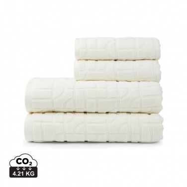 Logo trade promotional merchandise photo of: VINGA Verso OCS organic cotton towel, 4 pcs set