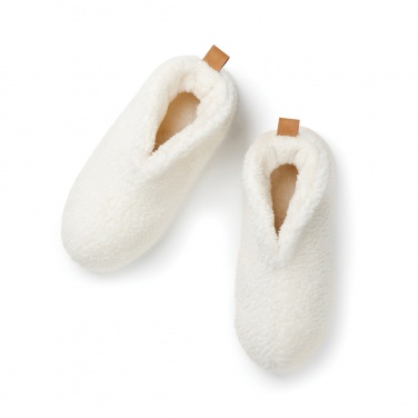 Logo trade promotional giveaways image of: VINGA Santos RCS recycled pet cosy slippers