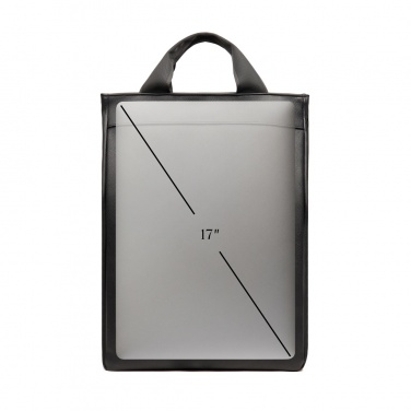 Logo trade promotional products image of: VINGA Bermond RCS recycled PU backpack