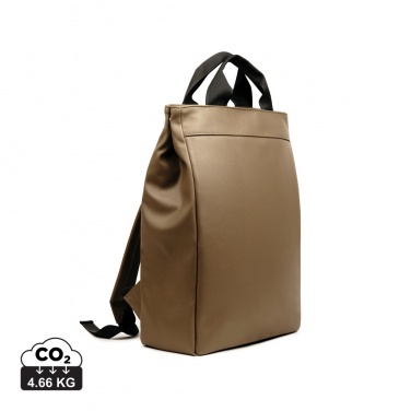 Logo trade promotional product photo of: VINGA Bermond RCS recycled PU backpack