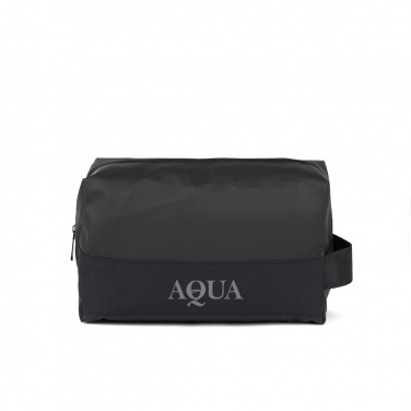 Logo trade promotional giveaways picture of: VINGA Livorno GRS recycled polyester toiletry bag