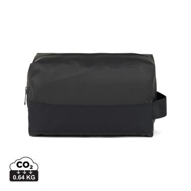 Logo trade promotional giveaway photo of: VINGA Livorno GRS recycled polyester toiletry bag