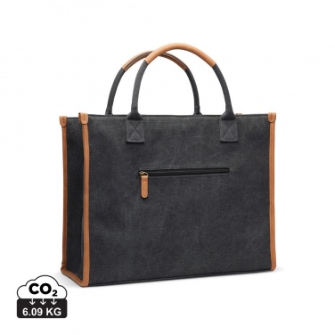 Logo trade promotional gift photo of: VINGA Bosler RCS recycled canvas office tote
