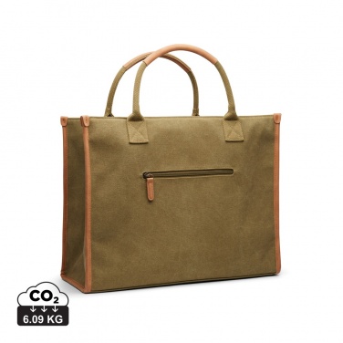 Logotrade advertising products photo of: VINGA Bosler RCS recycled canvas office tote