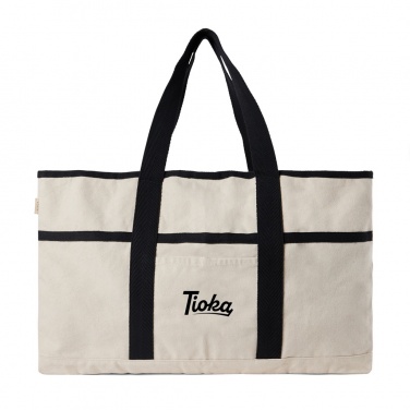 Logotrade promotional giveaways photo of: VINGA Volonne AWARE™ recycled canvas beach bag