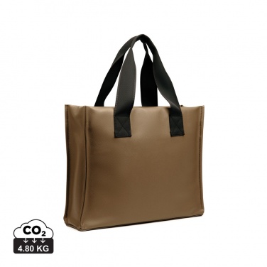 Logo trade promotional item photo of: VINGA Bermond RCS recycled PU tote bag