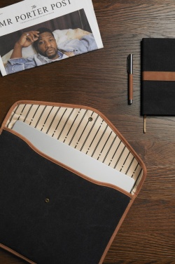 Logo trade promotional giveaways image of: VINGA Bosler GRS recycled canvas 16" laptop sleeve