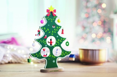 Logotrade advertising product picture of: Wooden xmas tree decoration