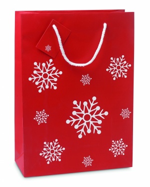 Logo trade business gift photo of: Gift paper bag large