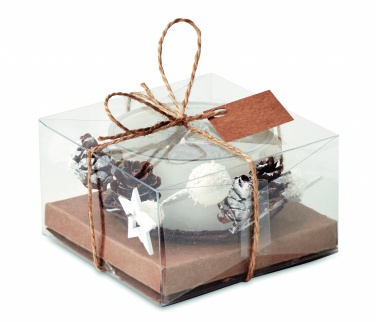 Logotrade promotional giveaway image of: Christmas candle holder
