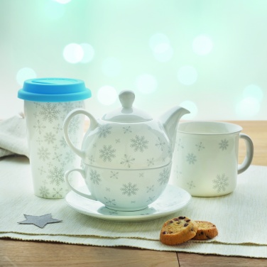 Logo trade corporate gifts image of: Christmas tea set