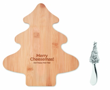 Logo trade promotional gift photo of: Cheese board set in bamboo Essen