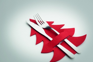 Logo trade promotional item photo of: RPET felt cutlery holder set