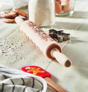 Logotrade promotional merchandise photo of: Christmas pastry wooden rolling