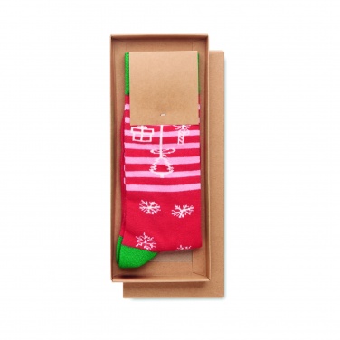 Logo trade advertising products image of: Pair of Christmas socks M