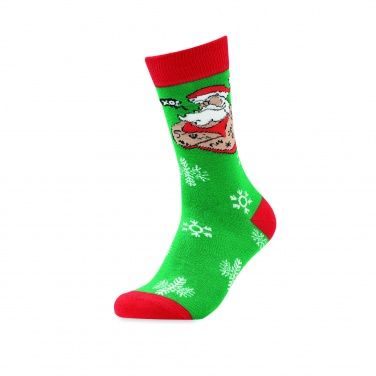 Logo trade promotional gift photo of: Pair of Christmas socks M