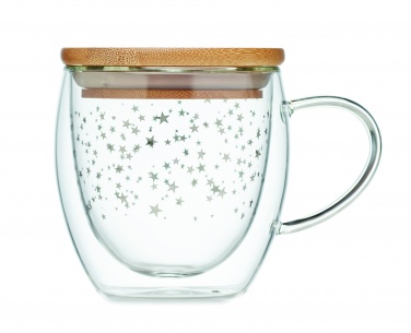 Logo trade promotional product photo of: Double wall borosilicate mug