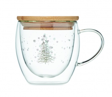 Logotrade promotional giveaway picture of: Double wall borosilicate mug