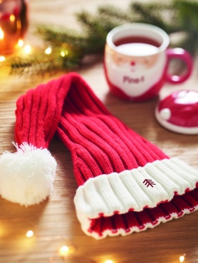 Logotrade promotional giveaway image of: Long Christmas knitted beanie