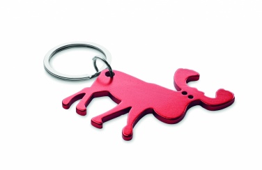 Logo trade promotional product photo of: Recycled aluminium key ring Pori