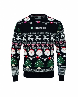 Logo trade promotional merchandise picture of: Christmas LED sweater S/M